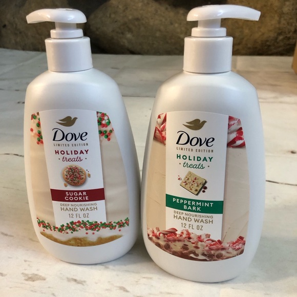 Dove Limited Edition Holiday Treats Sugar Cookie Peppermint Hand Wash 12 Oz - Picture 1 of 4